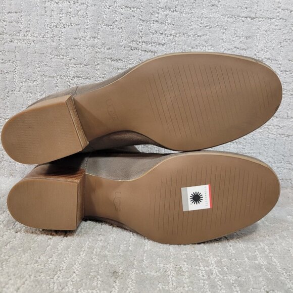 UGG Bandara Women's Size 11 US Brown Suede Back Zip Casual Bootie Boots 1095053 - Picture 7 of 7